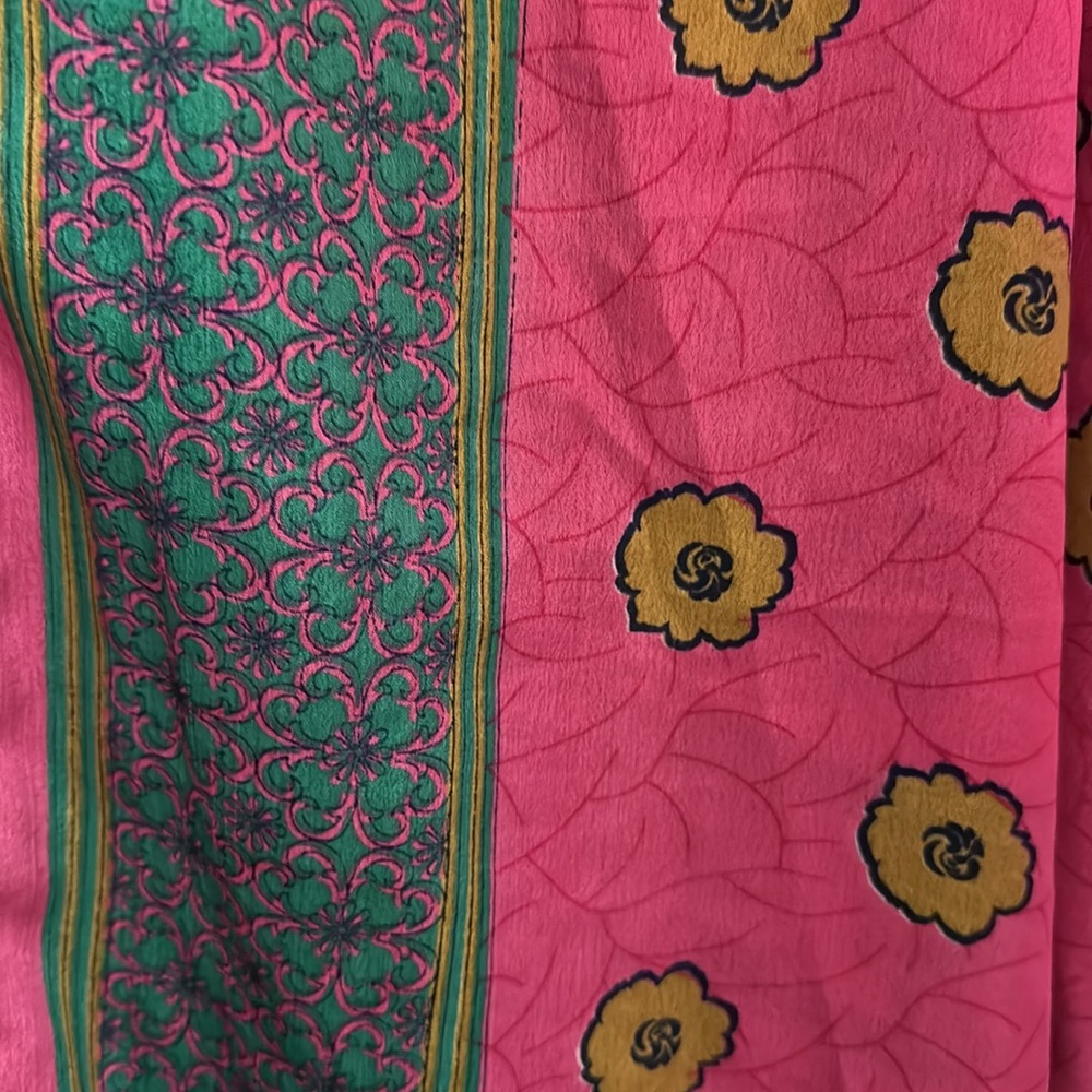 Repurposed sari wrap skirt - Picture 9 of 10